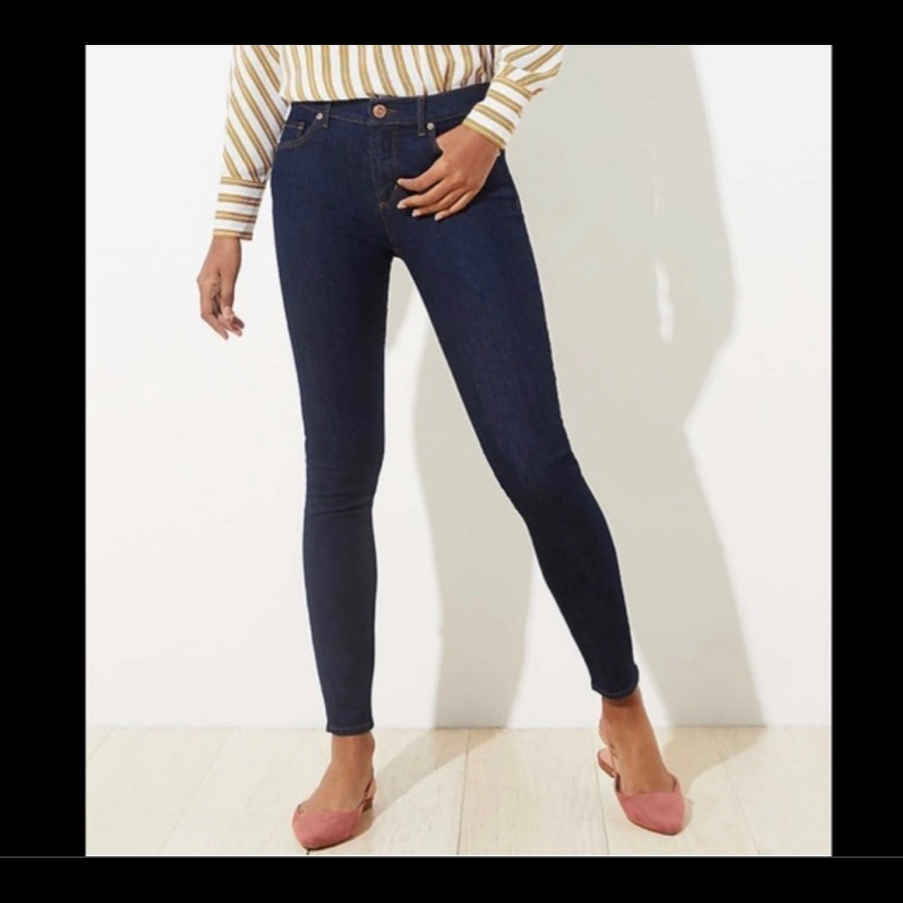 👖 LOFT Modern Skinny Jean in Dark Rinse 👖